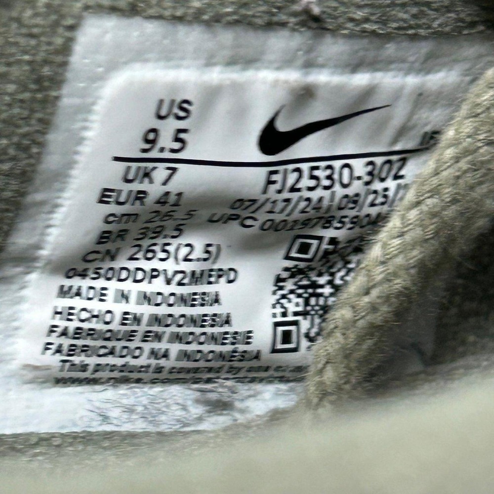 Nike Cortez green suede Womens 9.5 - Picture 8 of 8